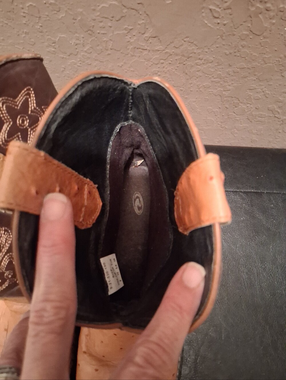 Roper Two-Tone Brown/Tan Western Ankle Boots - Picture 9 of 9